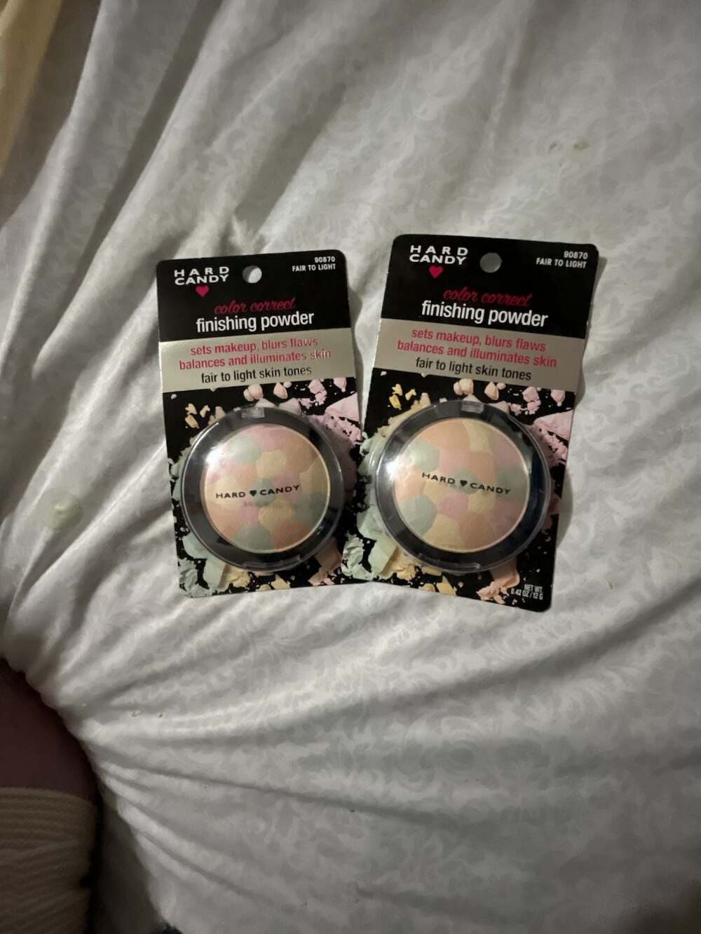 2 Hard Candy Color Correct Finishing Powder, Fair to Light